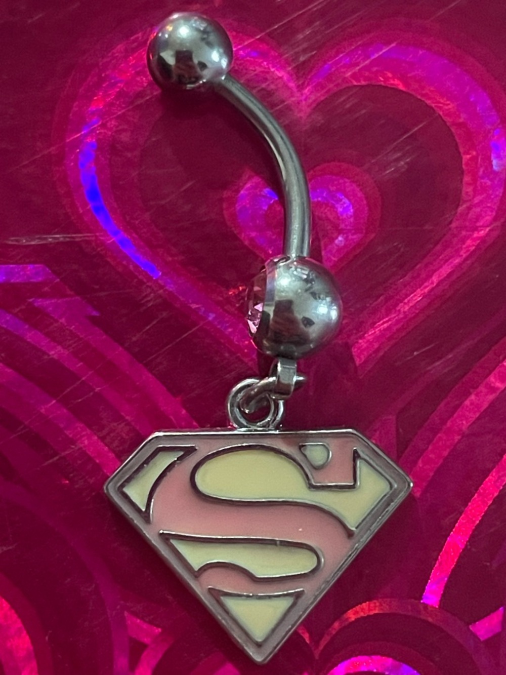 Supper Girl belly ring